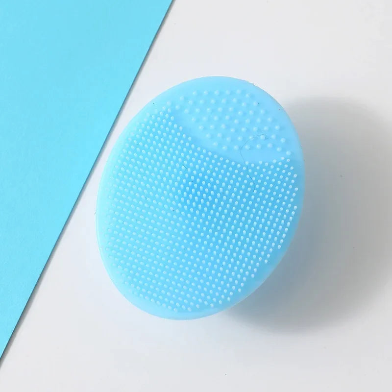 Soft Silicone Face Brush Cleanser and Massager Manual Facial Cleansing Brush Exfoliating Silicone Face Scrubber For Women Men