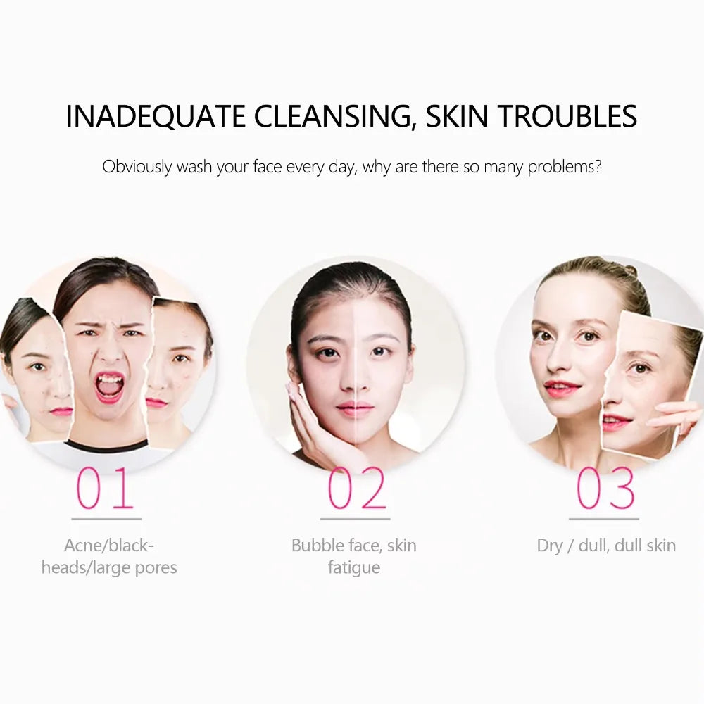 Soft Silicone Face Brush Cleanser and Massager Manual Facial Cleansing Brush Exfoliating Silicone Face Scrubber for Women Man