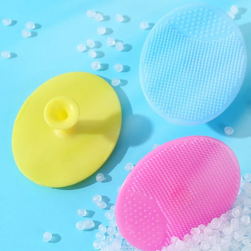 Soft Silicone Face Brush Cleanser and Massager Manual Facial Cleansing Brush Exfoliating Silicone Face Scrubber For Women Men