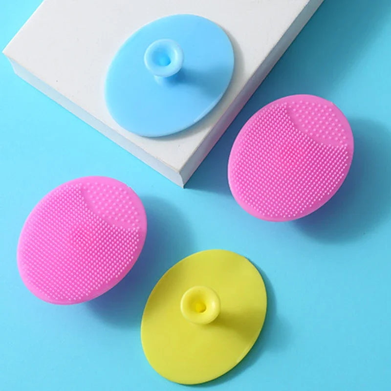 Soft Silicone Face Brush Cleanser and Massager Manual Facial Cleansing Brush Exfoliating Silicone Face Scrubber For Women Men
