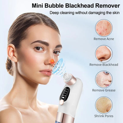 Blackhead Remover Black Dots Vacuum Cleaner Facial Pore Cleaner Deep Cleaning Black Dots Remover Pimple Acne Blackhead Removal